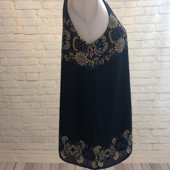 Max Studio Navy Sleeveless Top, Size M - Picture 3 of 10